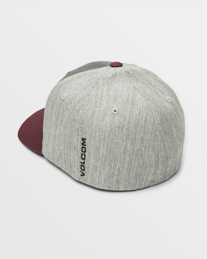 Full Stone Hthr Flexfit Hat - Merlot