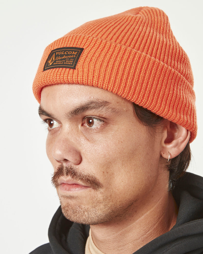 Volcom Workwear Beanie - Orange