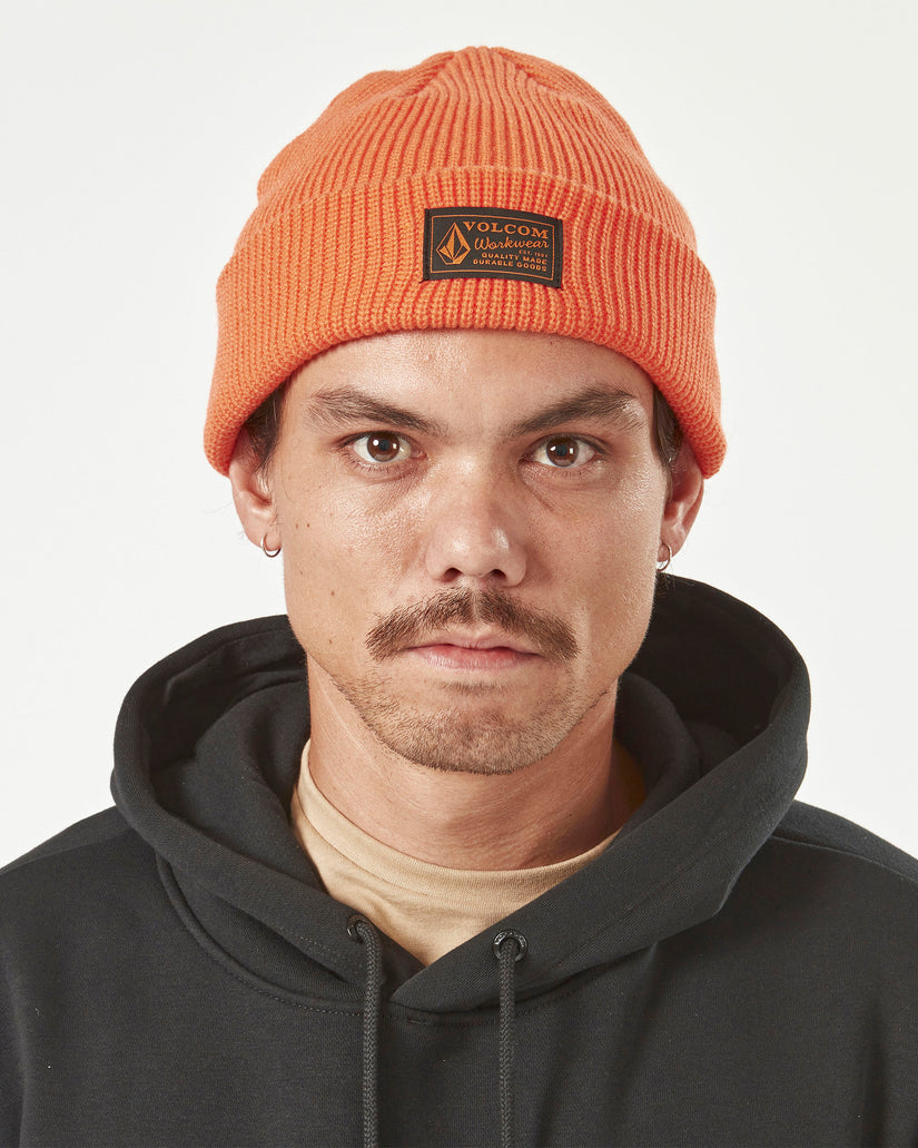 Volcom Workwear Beanie - Orange