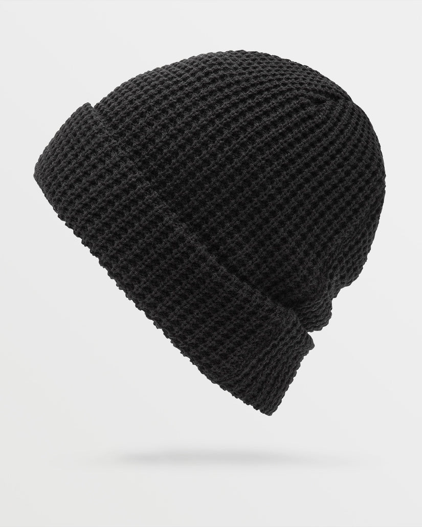 Stone Bar Beanie - Black