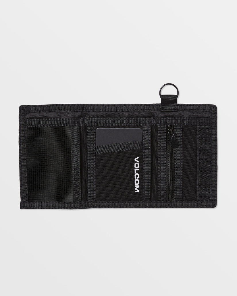 Box Stone Wallet - Black