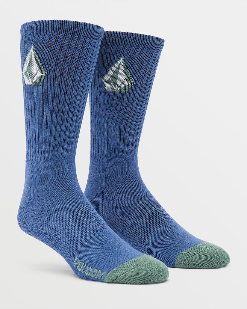 Full Stone 3 Pack Socks - Blueberry