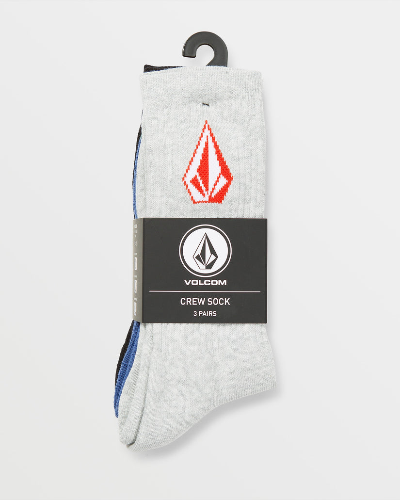 Full Stone 3 Pack Socks - Blueberry