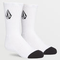 Big Boys Full Stone Sock 3 Pack - White