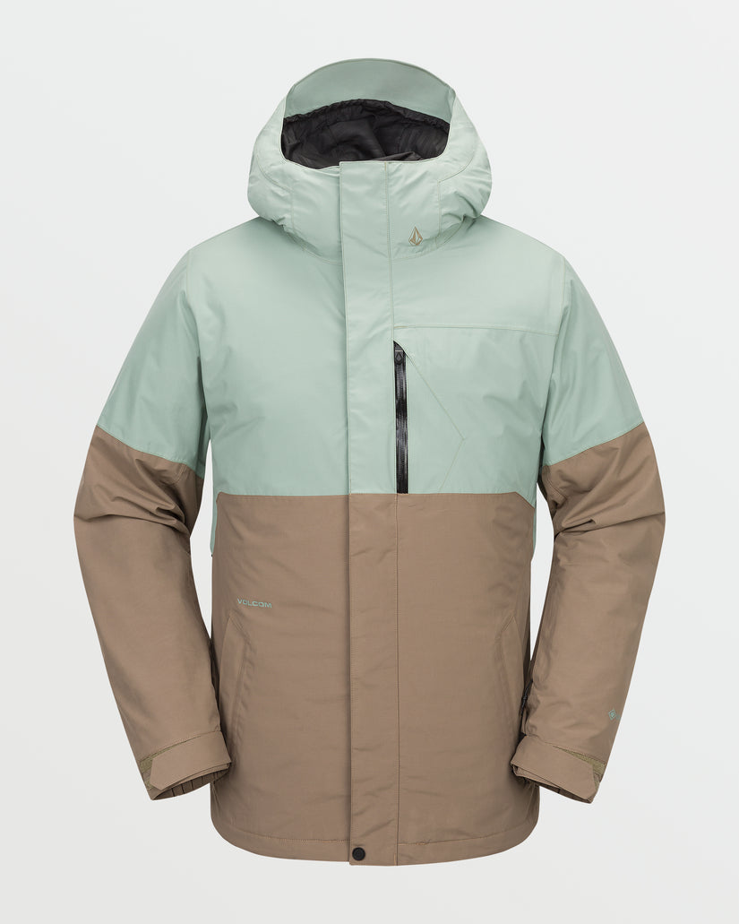 Mens L Insulated Gore-Tex Jacket - Agave