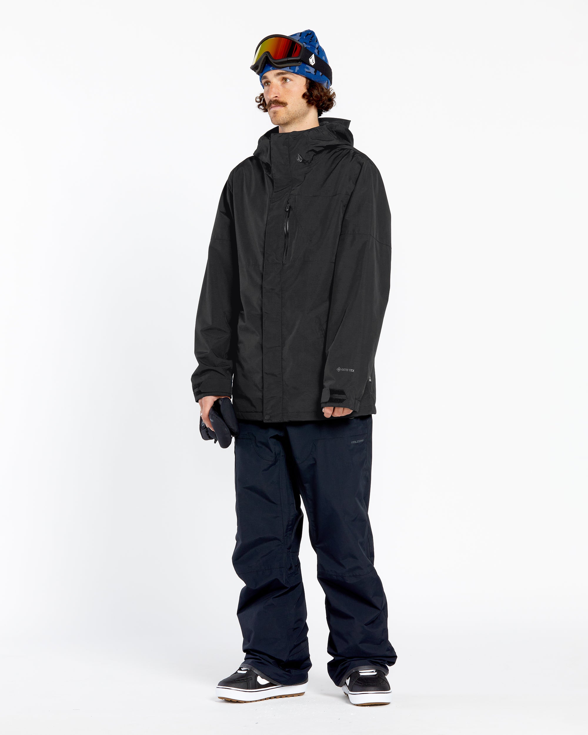 Mens L Insulated Gore-Tex Jacket - Black - BLACK / XS