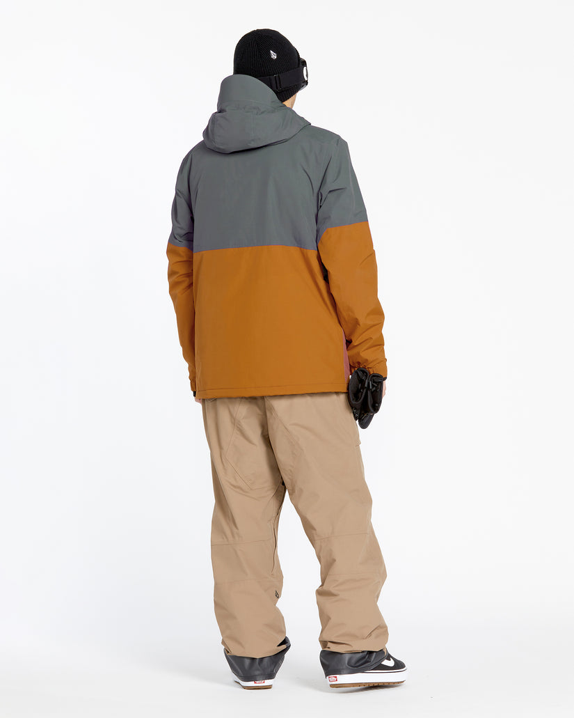 Mens L Insulated Gore-Tex Jacket - Caramel