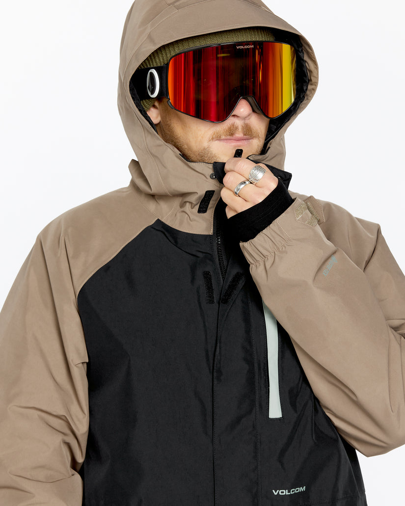 Mens Dua Insulated Gore Jacket - Chestnut Brown