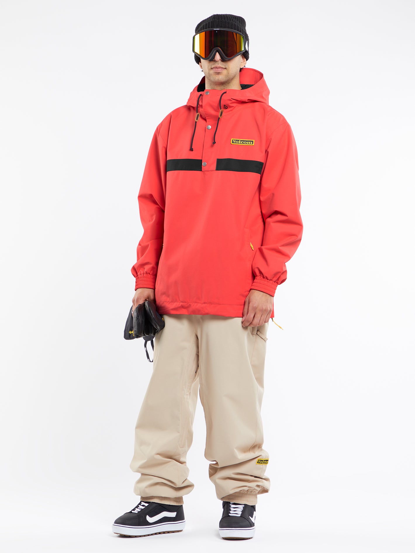 Mens Longo Pullover Jacket - Orange – Volcom US