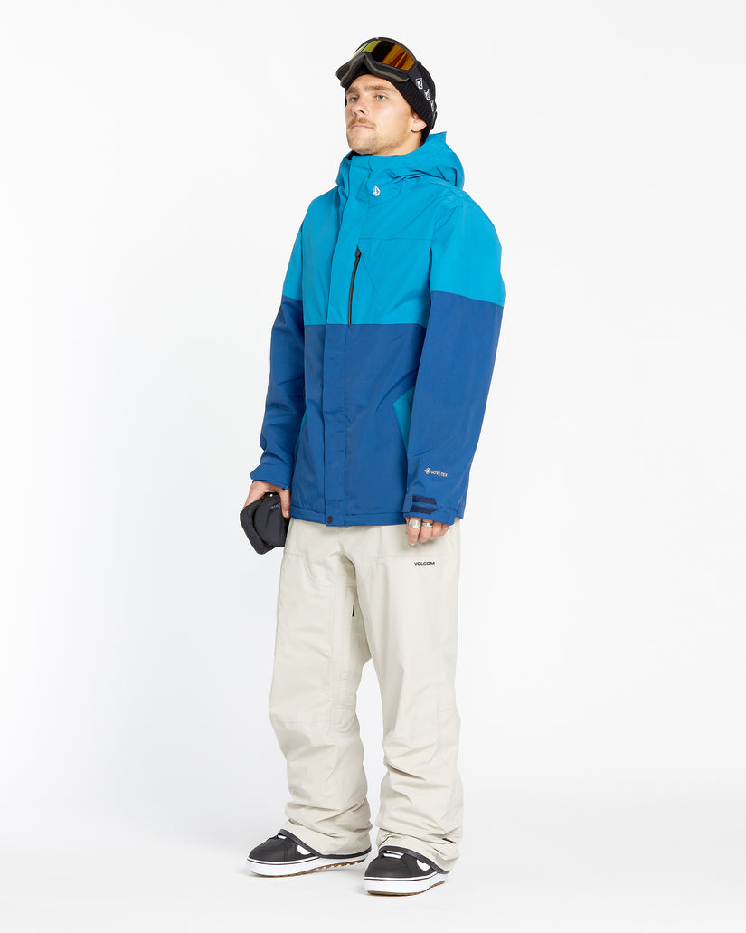 Mens L Gore-Tex Jacket - Light Blue