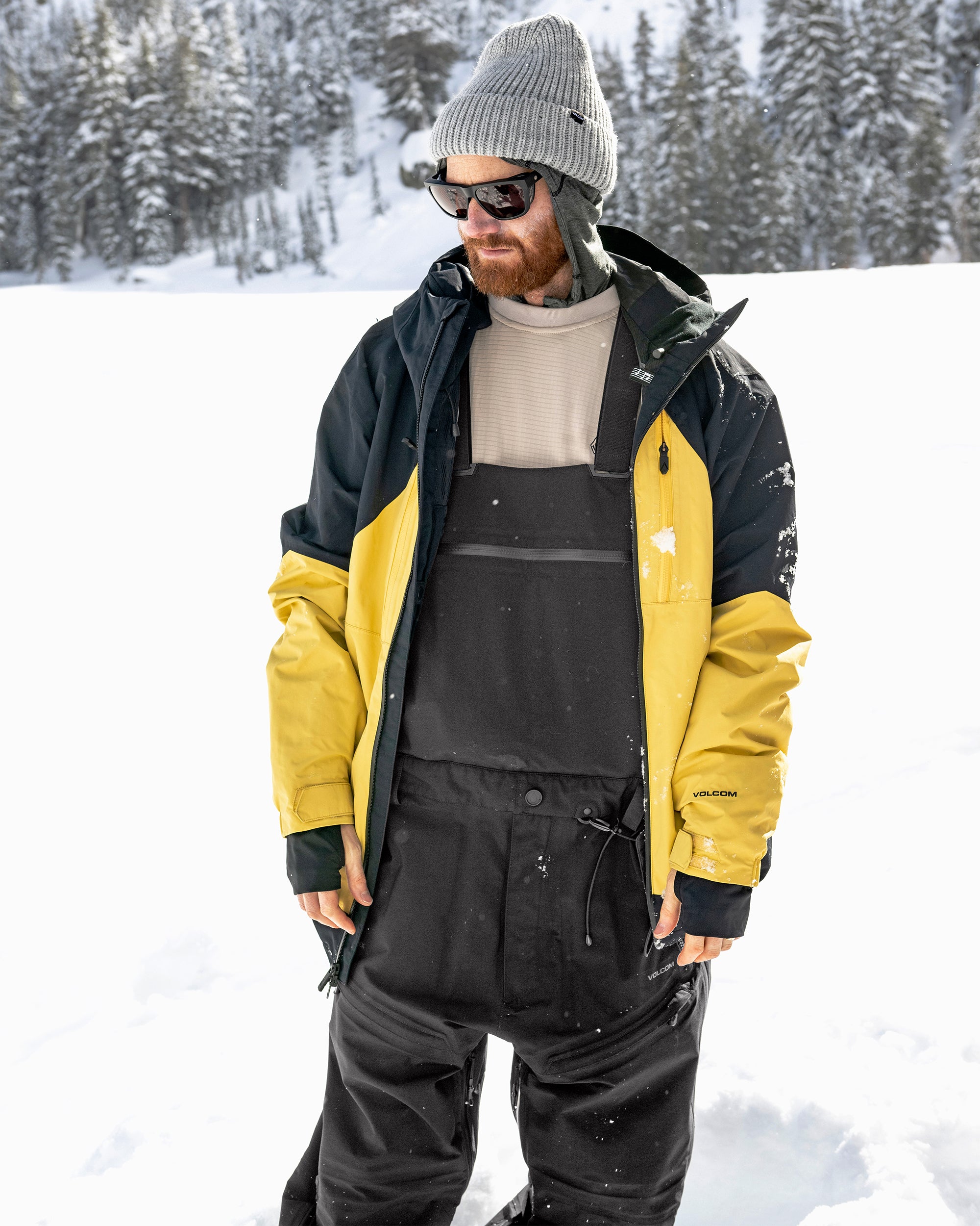 Mens 3L Gore-Tex Bib Overhauler - Black | Volcom US