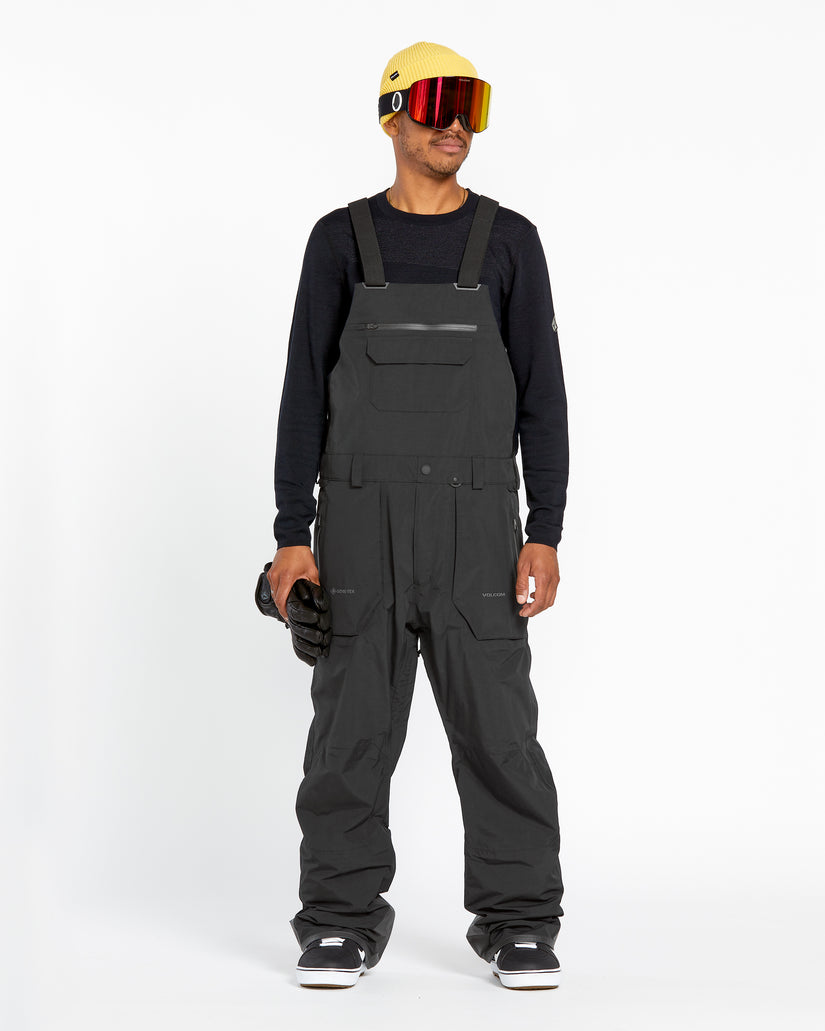 Mens Rain Gore-Tex Bib Overalls - Black