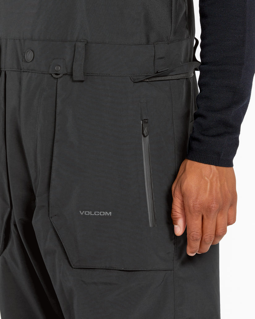 Mens Rain Gore-Tex Bib Overalls - Black