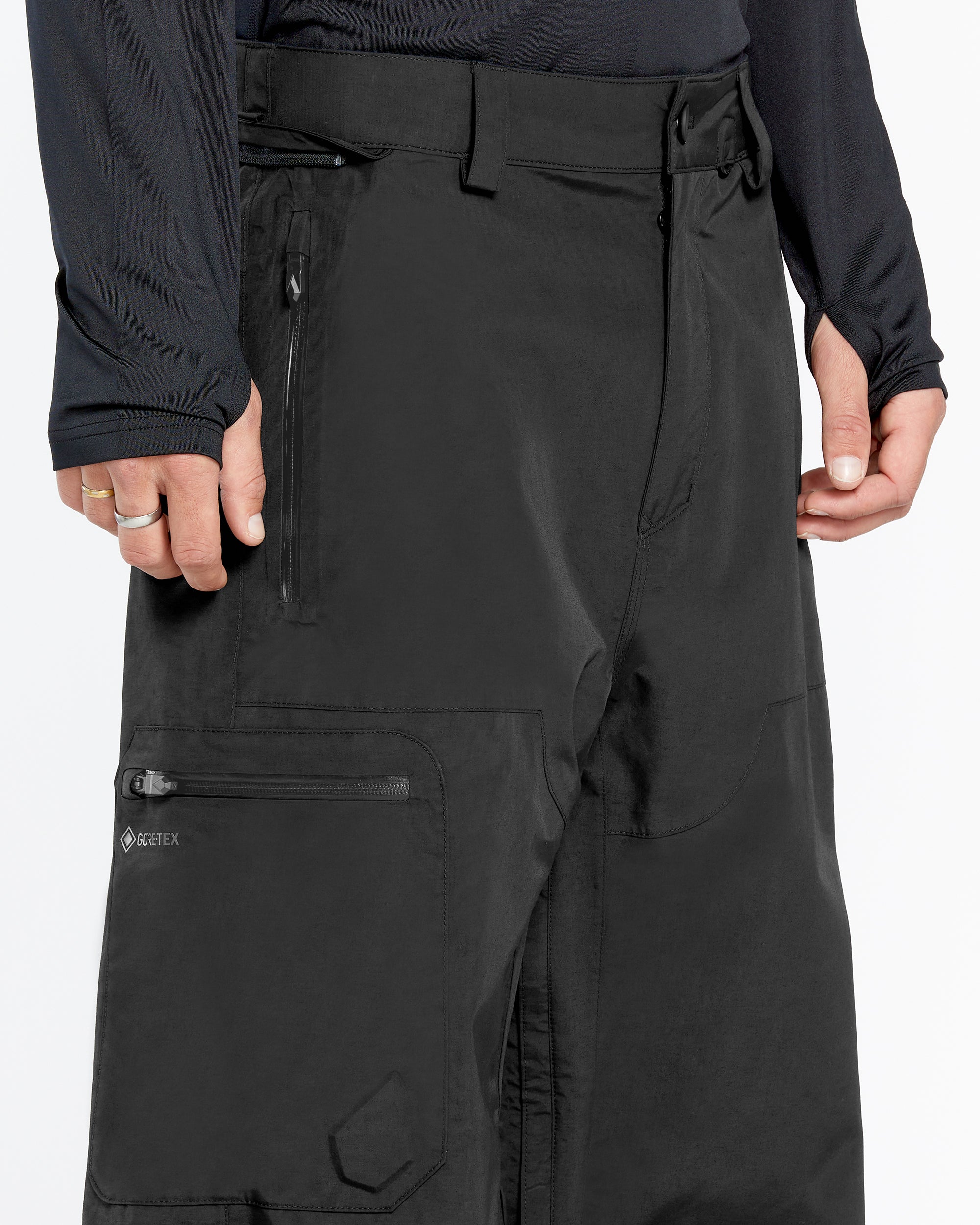 Mens L Gore-Tex Pants - Black - BLACK / XS