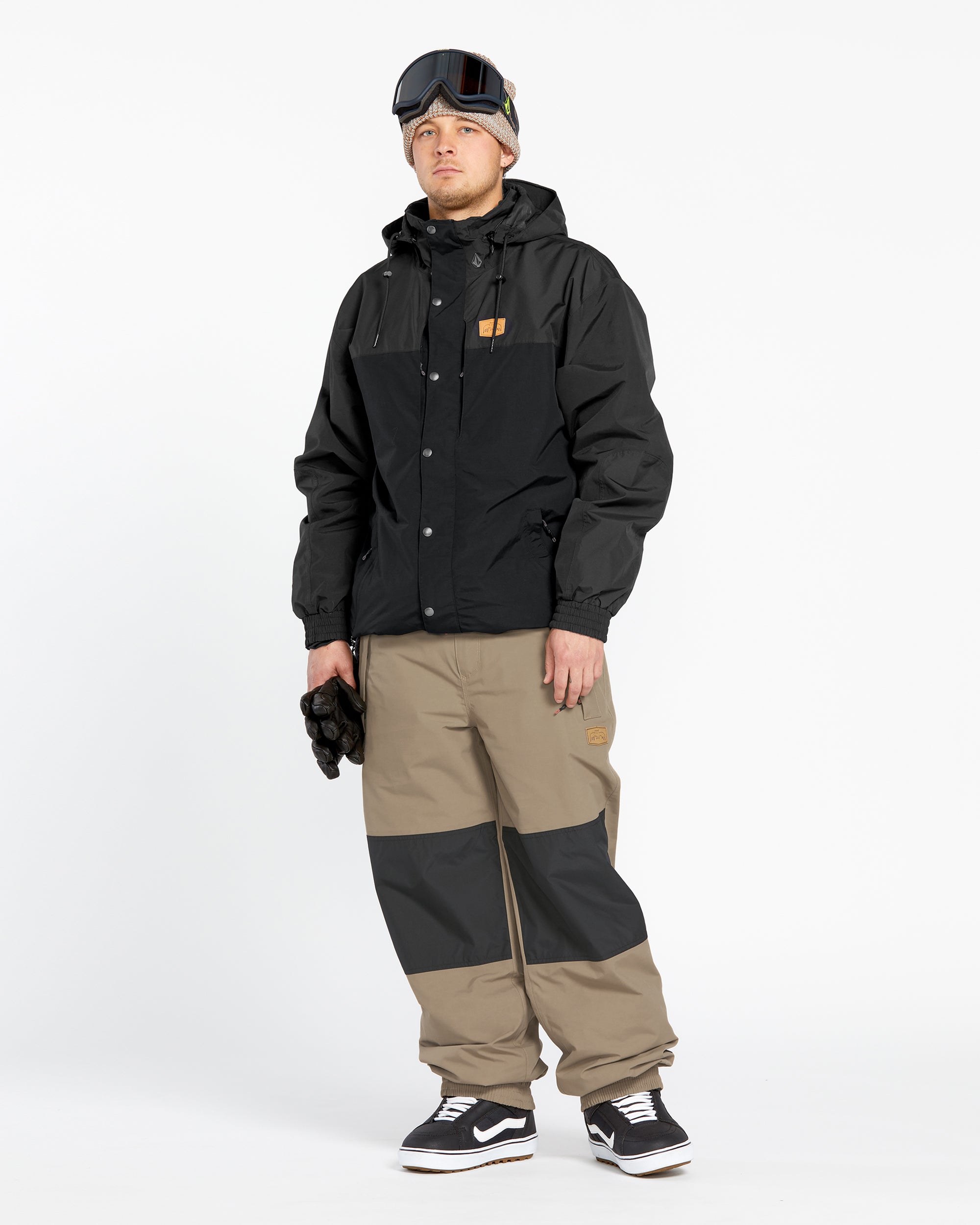 Mens Longo Gore-Tex Pants - Chestnut Brown - CHESTNUT BROWN / XXS