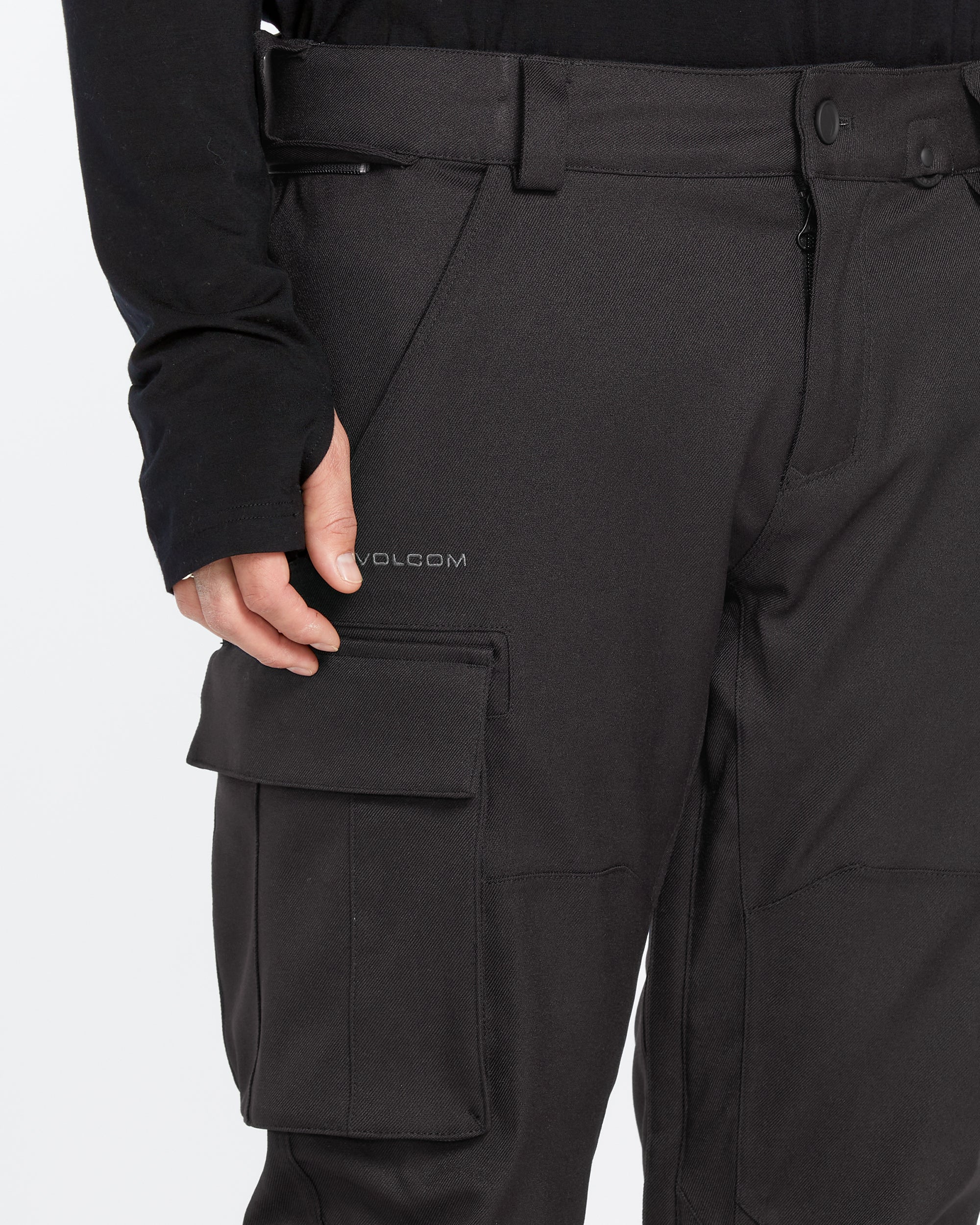 Mens New Articulated Pants - Black - BLACK / XS