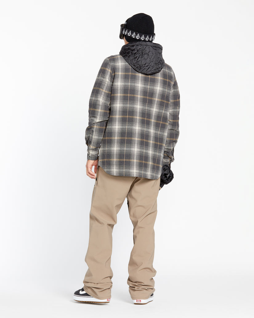 Mens Insulated Riding Flannel - Stone | Volcom US