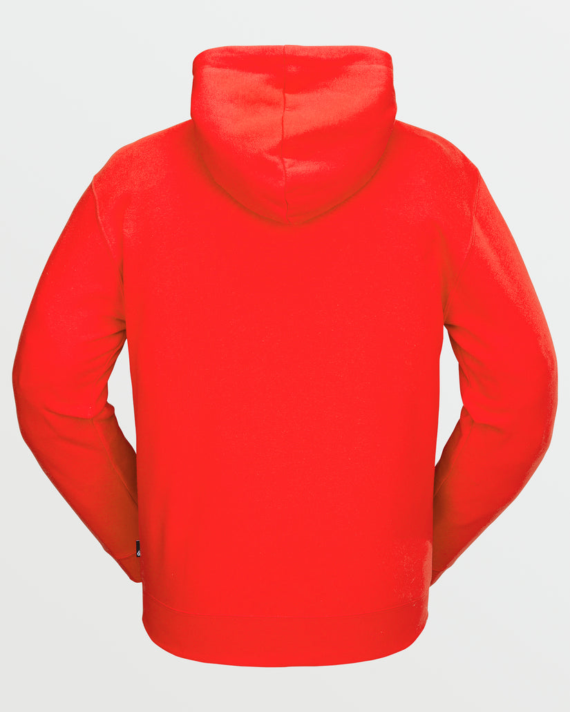 Mens Essential Hoodie - Crimson