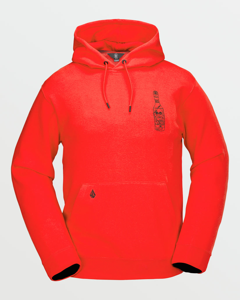 Mens Essential Hoodie - Crimson