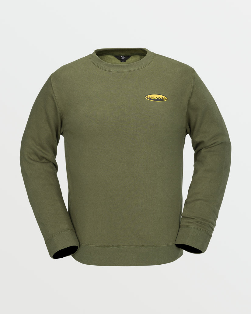 Mens Essential Crew Fleece - Ivy