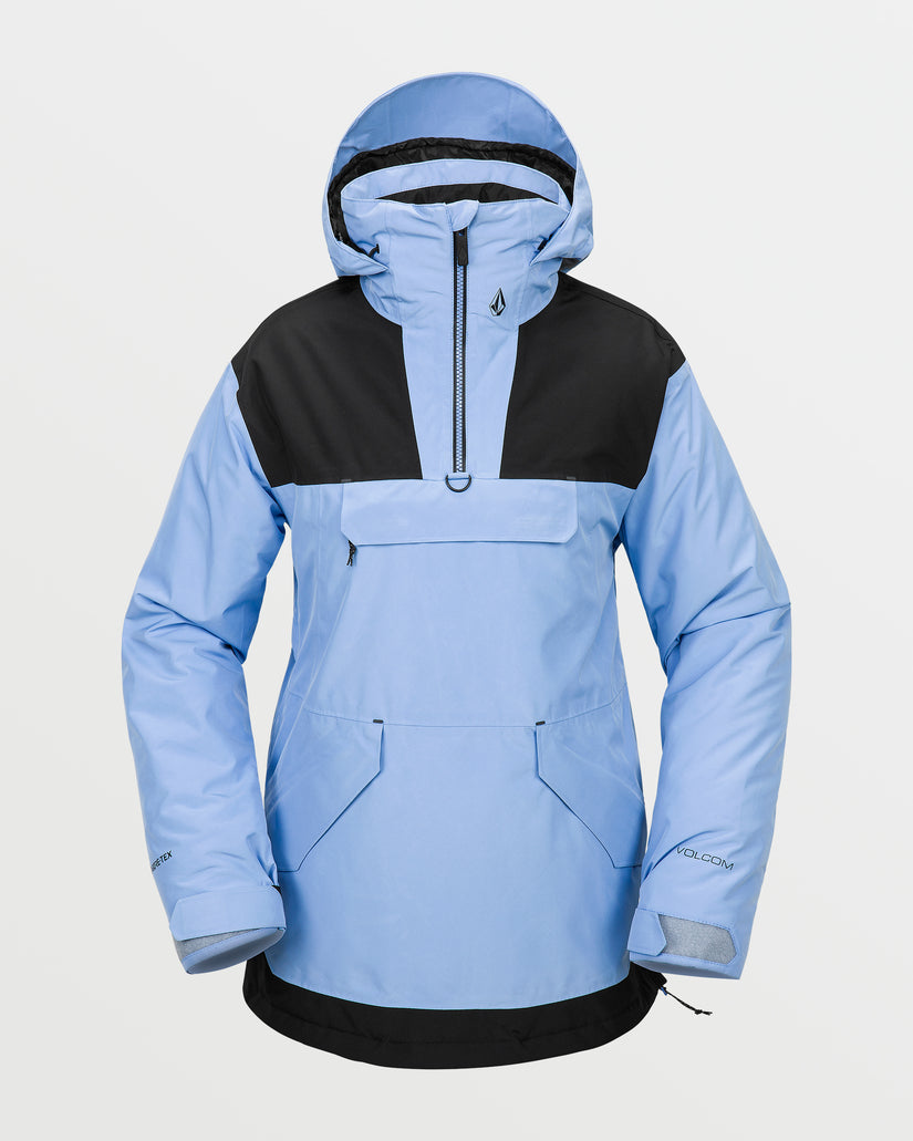 Womens Fern Insulated Gore Pullover - Crystal Blue