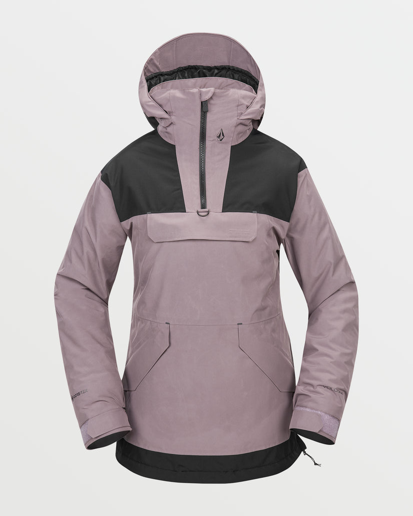 Womens Fern Insulated Gore Pullover - Dusty Lavender