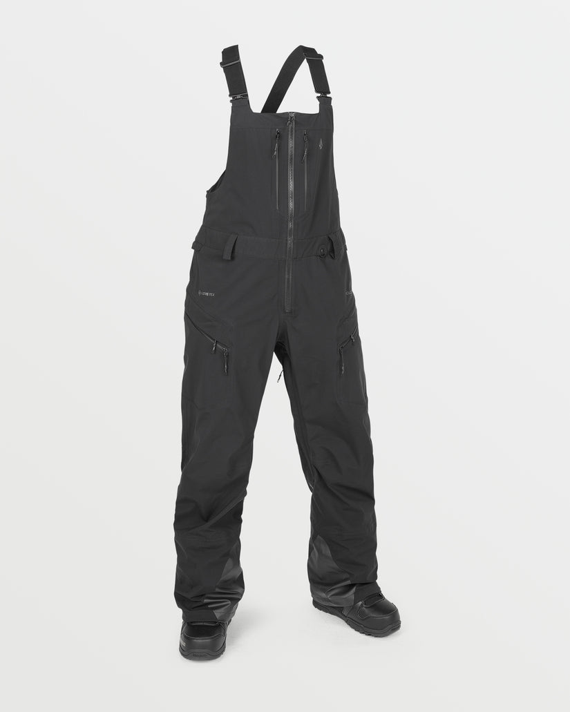 Womens Vs 3L Stretch Gore Bib Overalls - Black