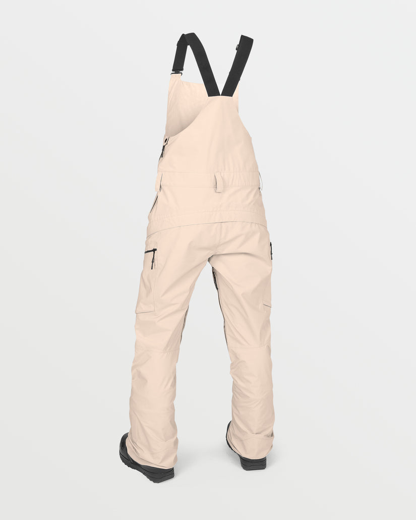 Womens Elm Stretch Gore Bib Overalls - Sand