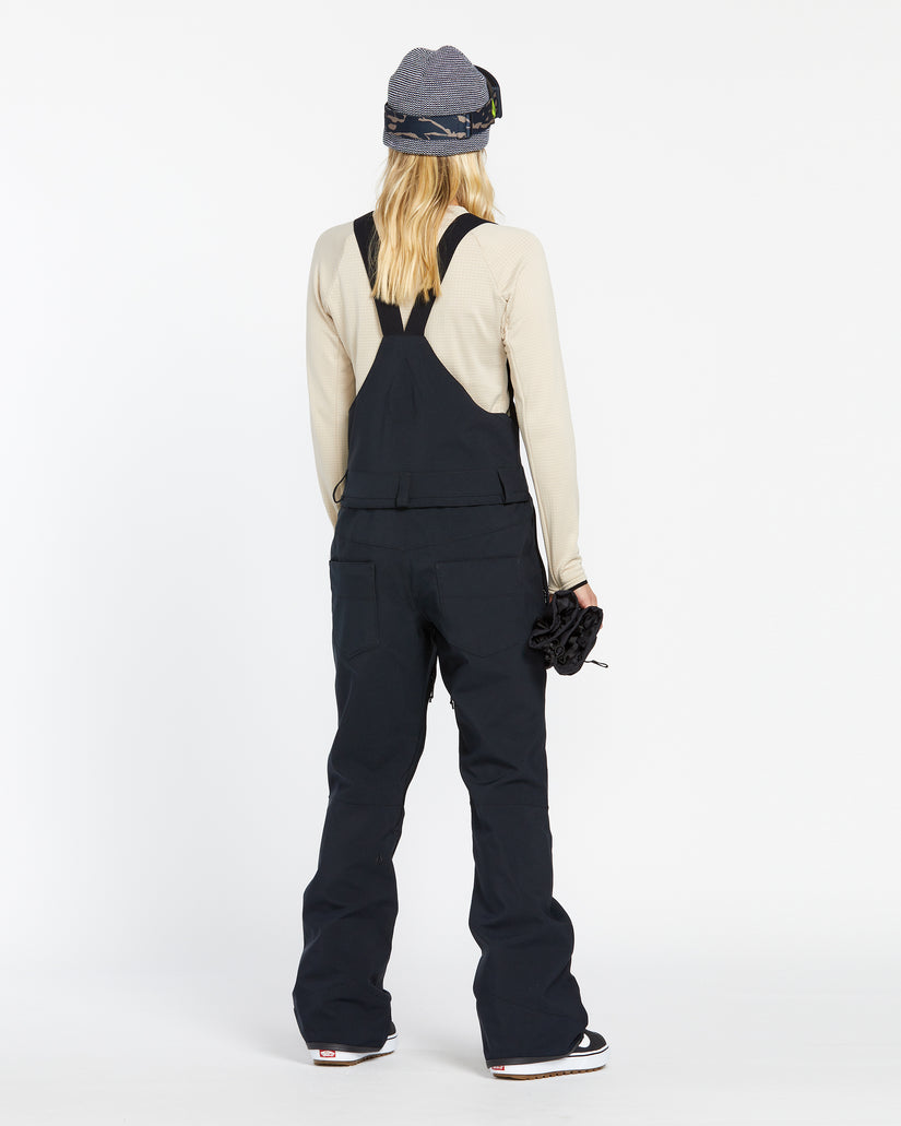 Womens Swift Bib Overalls - Black