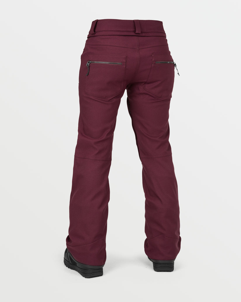 Womens Genus Stretch Pants - Burgundy