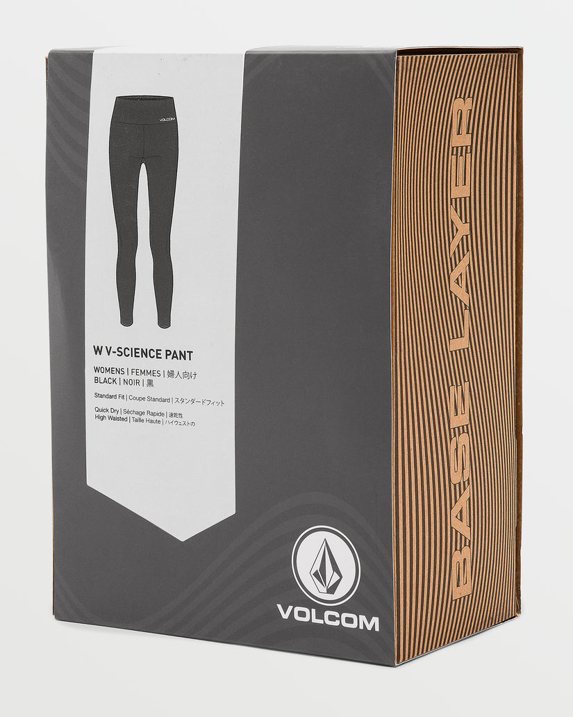 Womens V-Science Pants - Black