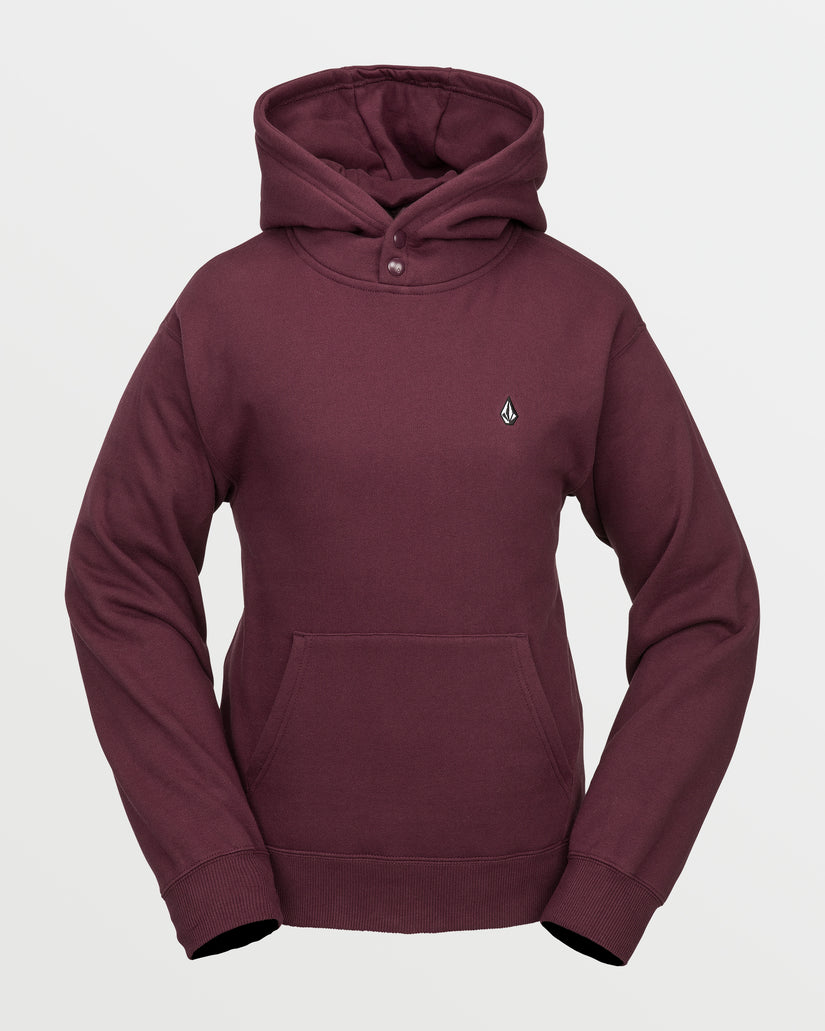 Womens Costus Pullover Fleece - Burgundy