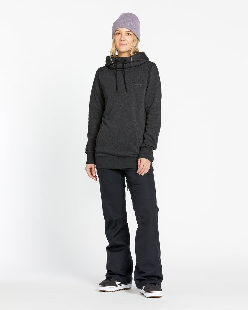 Womens Tower Pullover Fleece - Black