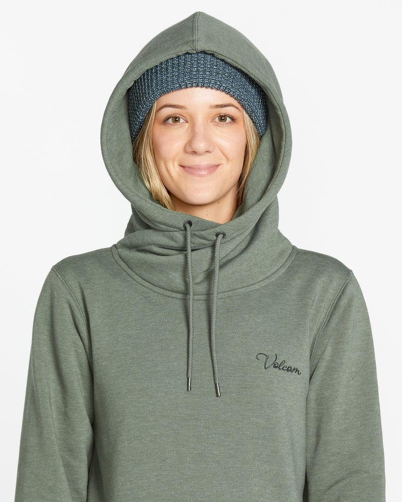 Womens Tower Pullover Fleece - Lichen Green