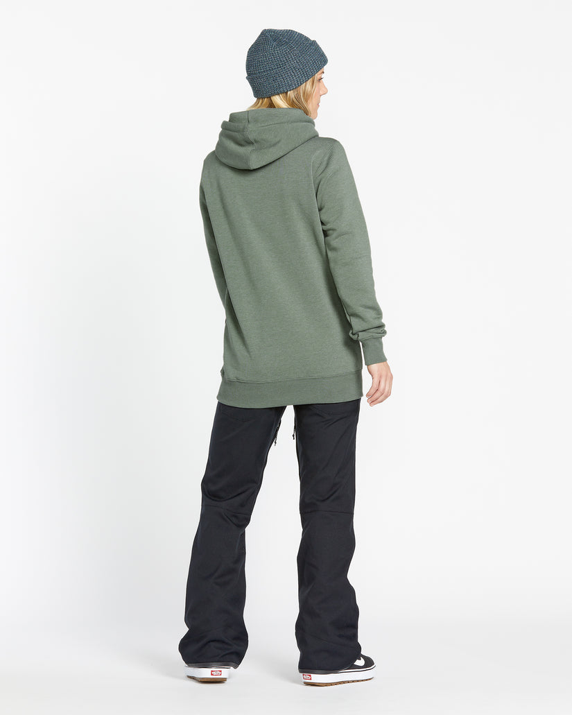 Womens Tower Pullover Fleece - Lichen Green