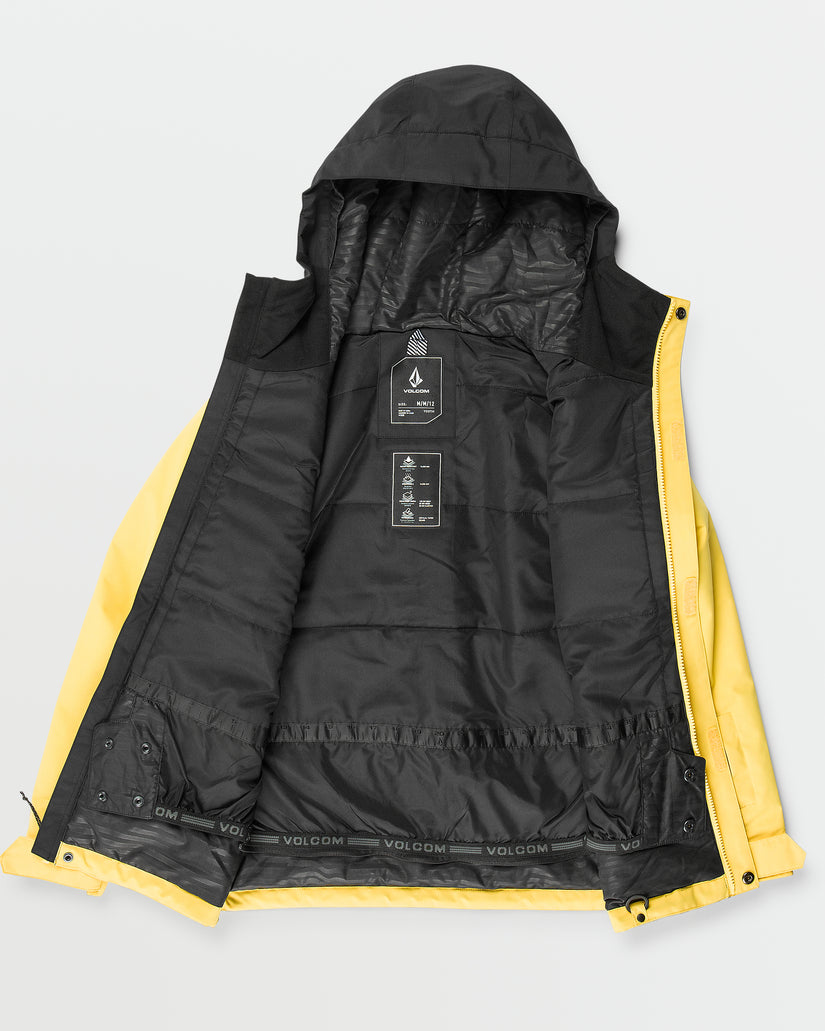 Kids Stone.91 Insulated Jacket - Dark Yellow