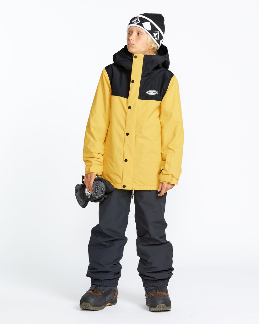 Kids Stone.91 Insulated Jacket - Dark Yellow