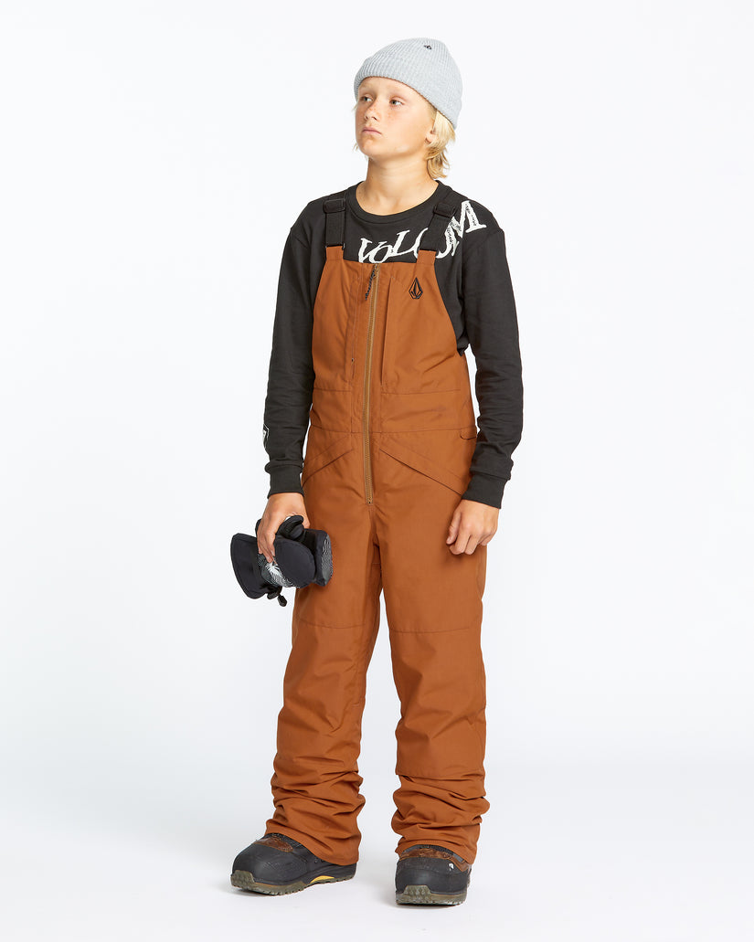 Kids Barkley Insulated Bib Overalls - Caramel