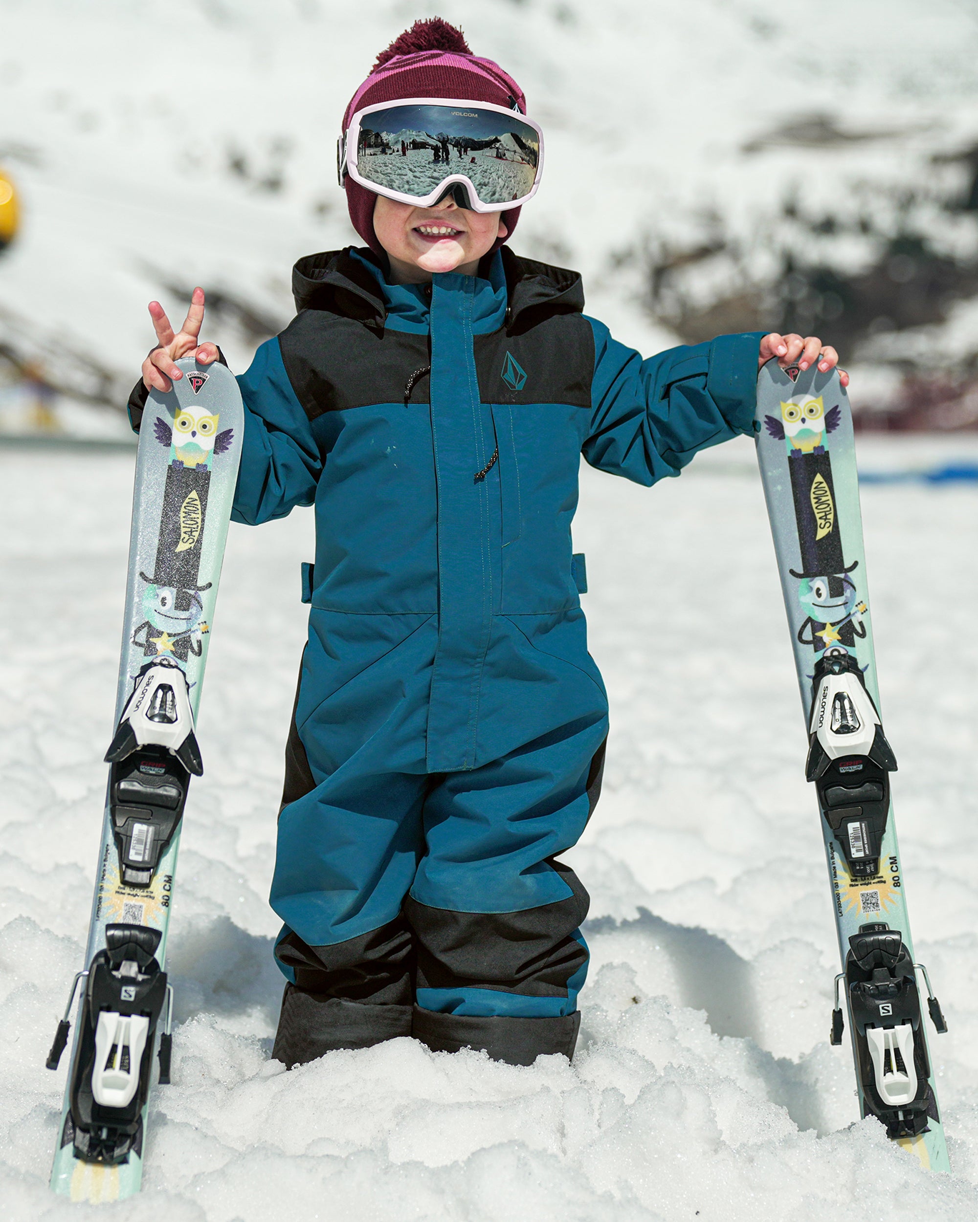 Burton Boys Girls One Piece Ski Snowboard cheapest Suit Size 5 6 Green Blue