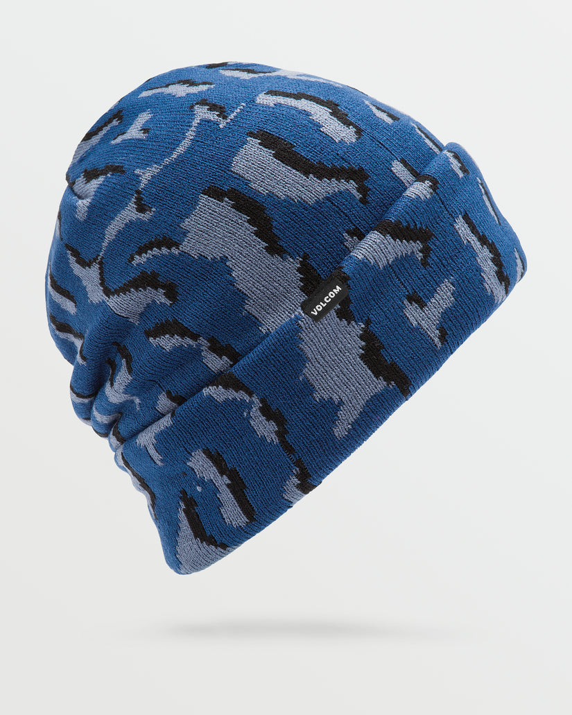 Mens Stone Funk Beanie - Navy