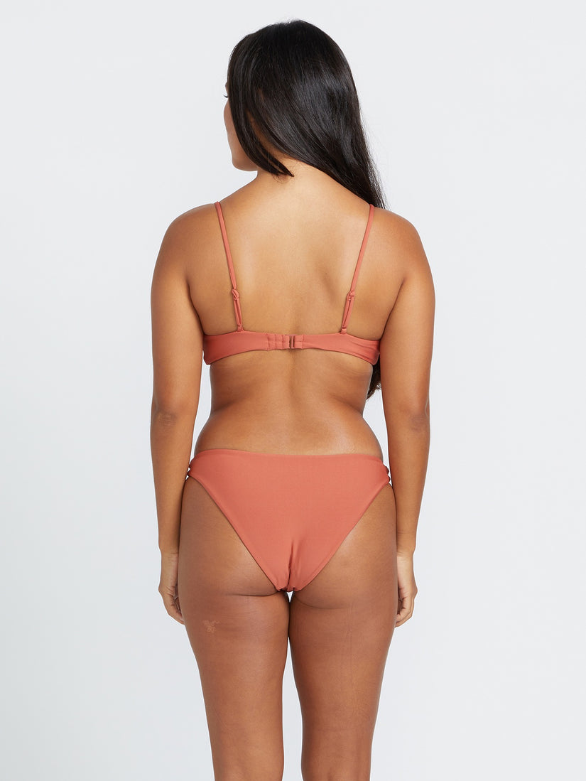 Simply Seamless V-Neck Bikini Top - Rosewood