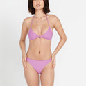 Simply Seamless Triangle Bikini Top - Iris Purple