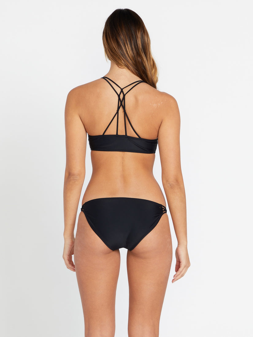 Simply Solid Hipster Bikini Bottom - Black