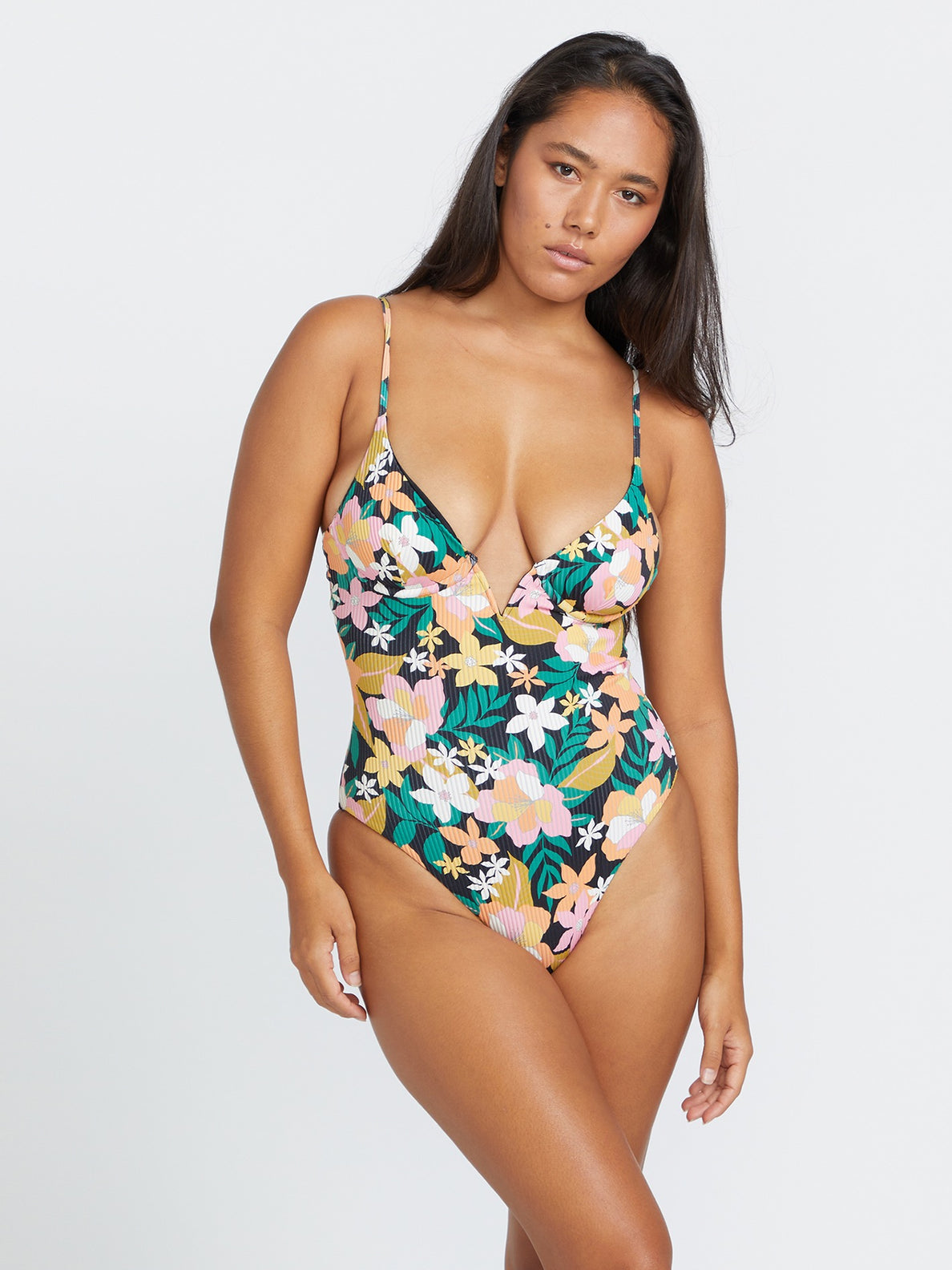 Moana 2 Piece Floral Swimsuit For Kids