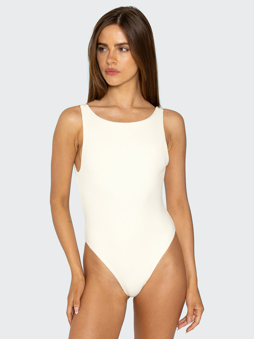 SET x Volcom: Sandy One-Piece Swimsuit - Sea Salt