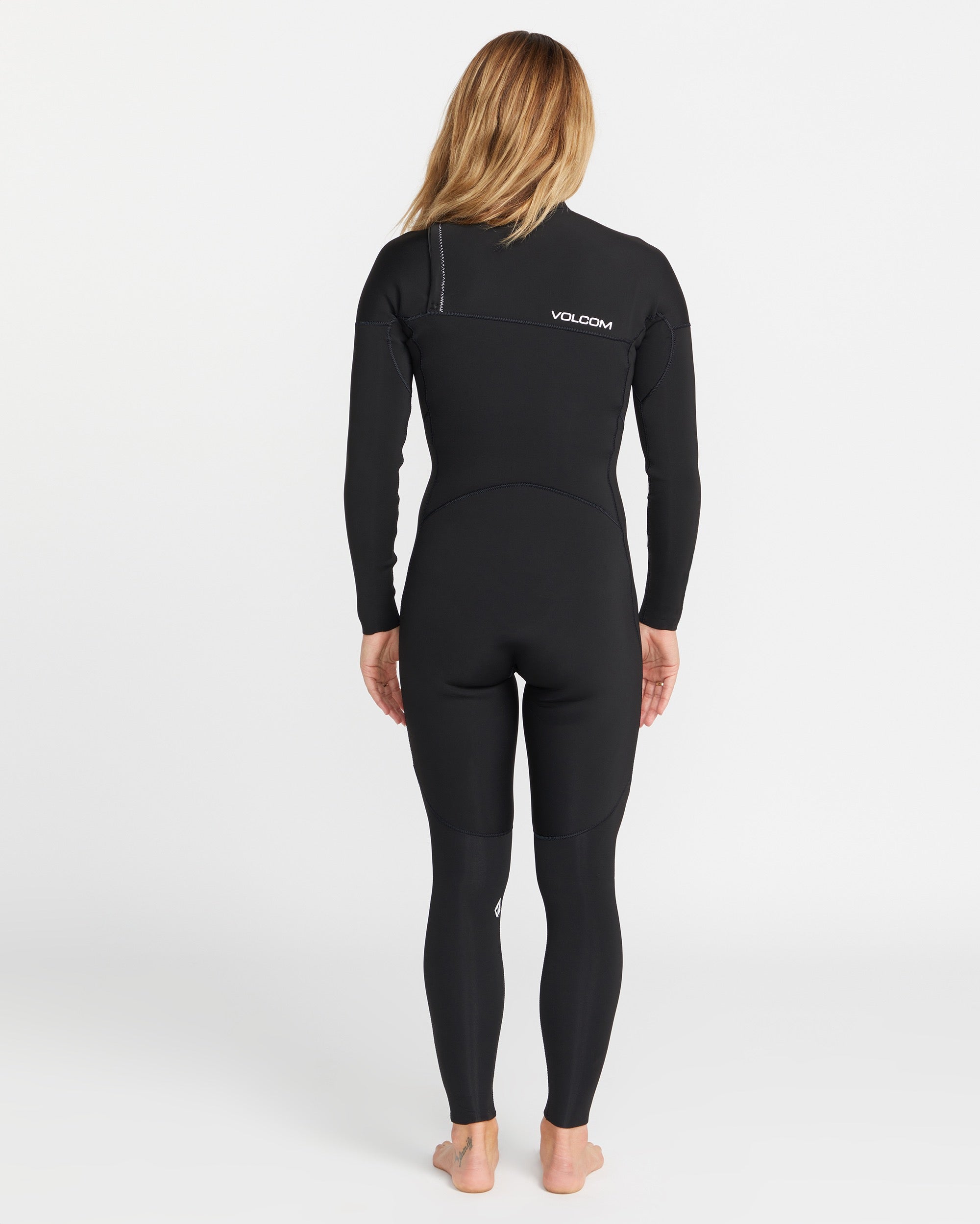 Womens Modulator 3/2mm Long Sleeve Chest Zip Fullsuit - Black | Volcom US