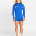 Womens Modulator 2mm Long Sleeve Chest Zip Wetsuit - Navy