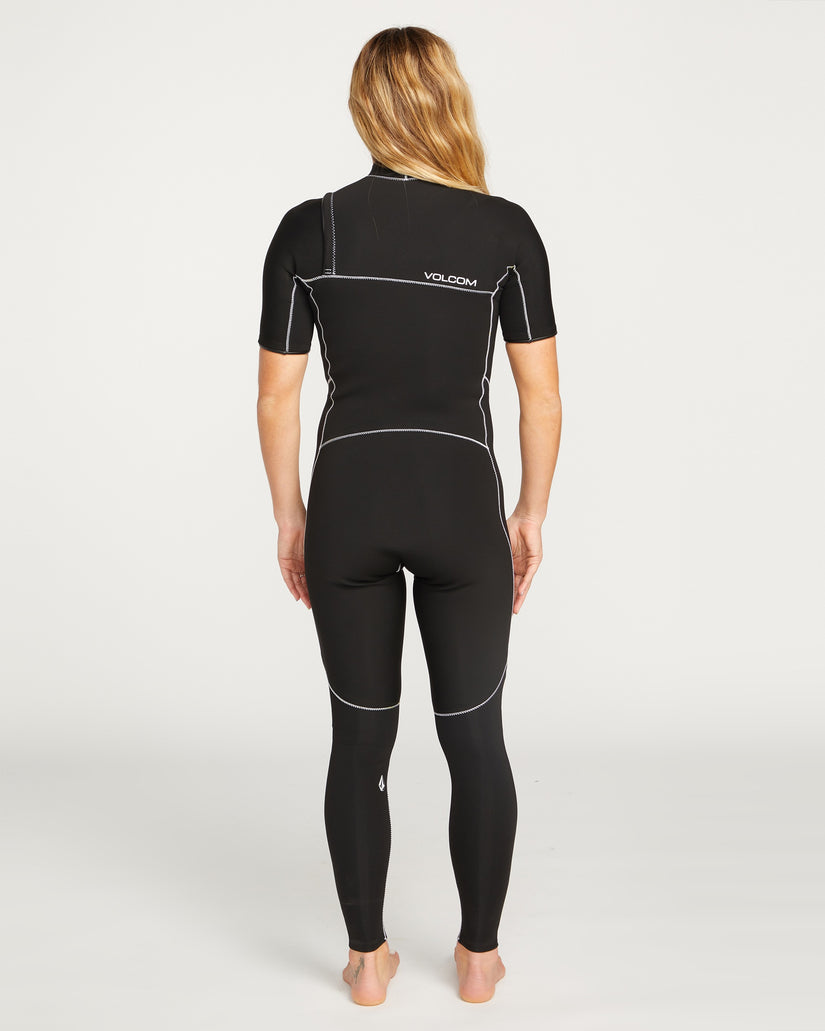 Womens Modulator 2mm Short Sleeve Wetsuit - Black