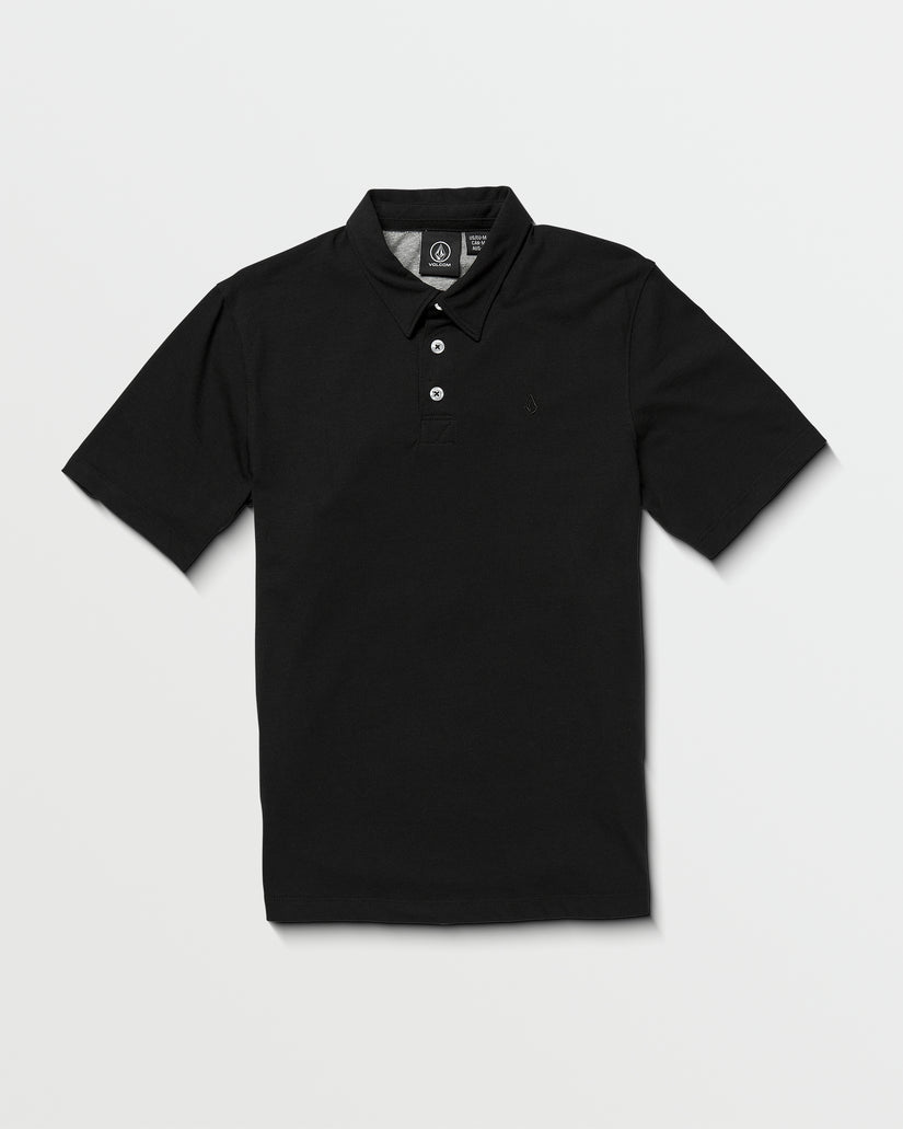 Big Boys Wowzer Polo Short Sleeve Shirt - Black