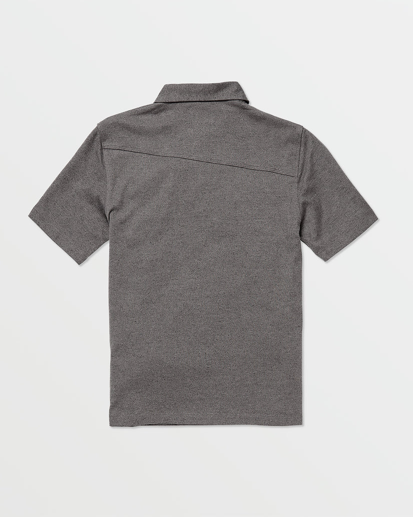 Big Boys Wowzer Polo Short Sleeve Shirt - Dark Grey